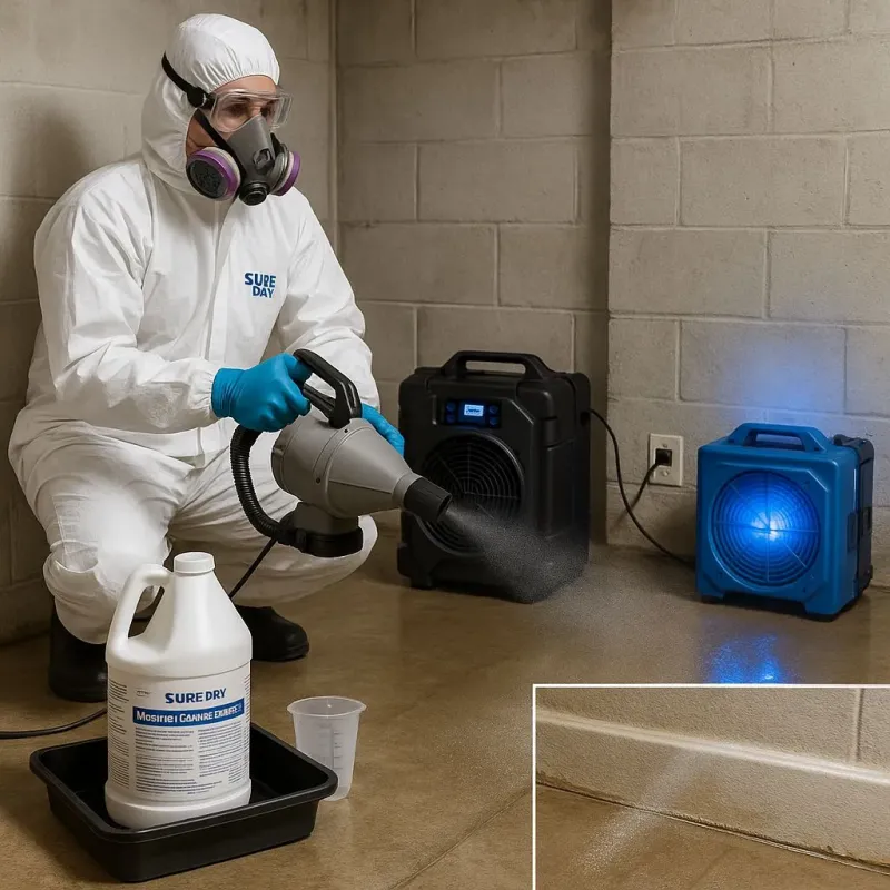 Sanitization and Odor Removal process in Cetronia, PA