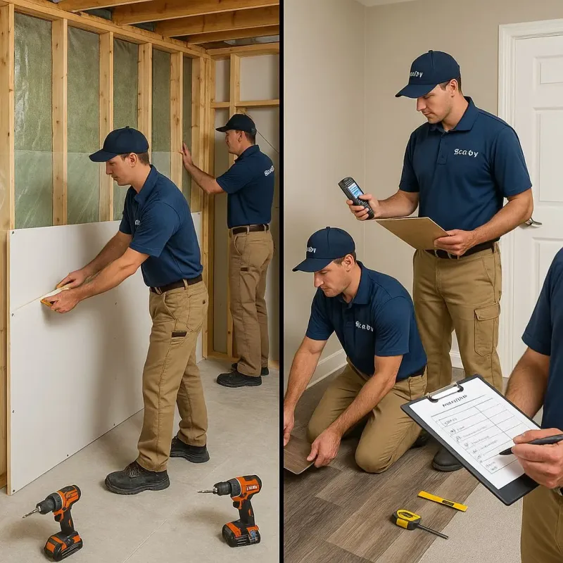 Repairs and Reconstruction process in Cetronia, PA