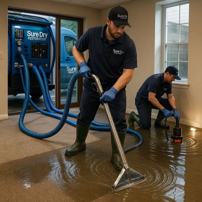 Water Extraction and Removal process in Cetronia, PA